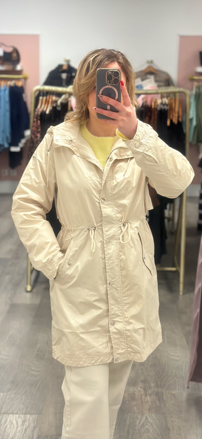 Parka shiny pearl