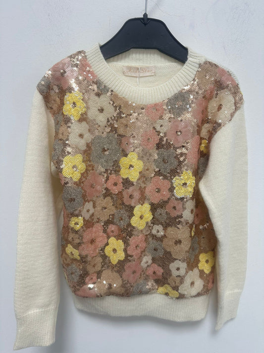 Pull fleurs