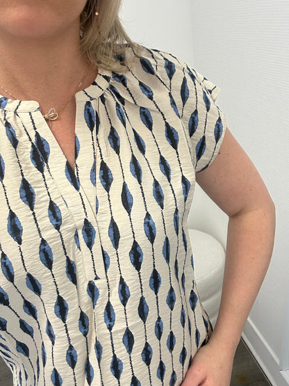 Blouse pearl blue