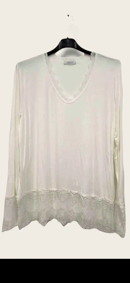 Tee-shirt fin sous pull