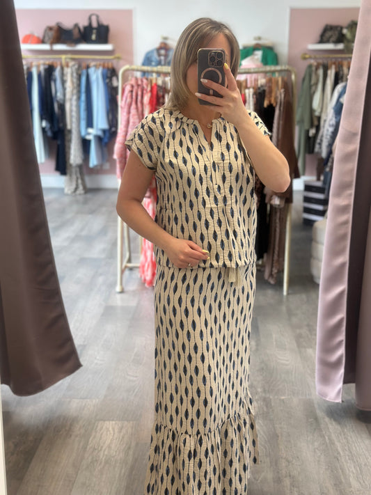 Blouse pearl blue