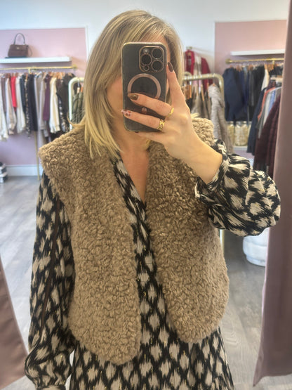 Gilet taupe