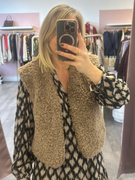 Gilet taupe