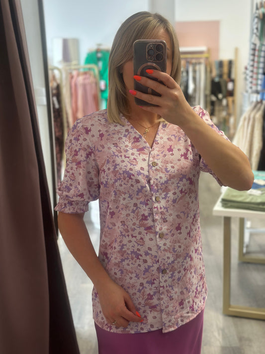 Tee shirt fleuri