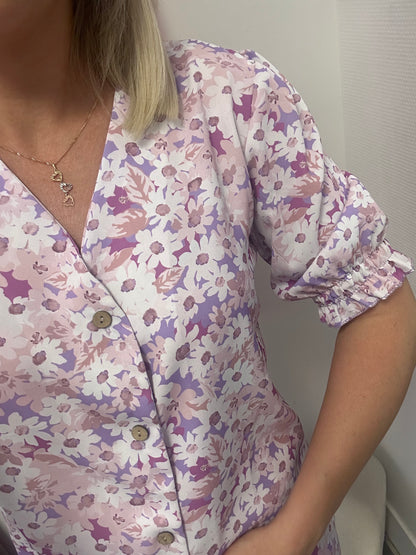 Tee shirt fleuri
