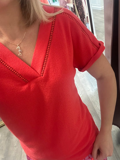 Tee shirt Luna rouge