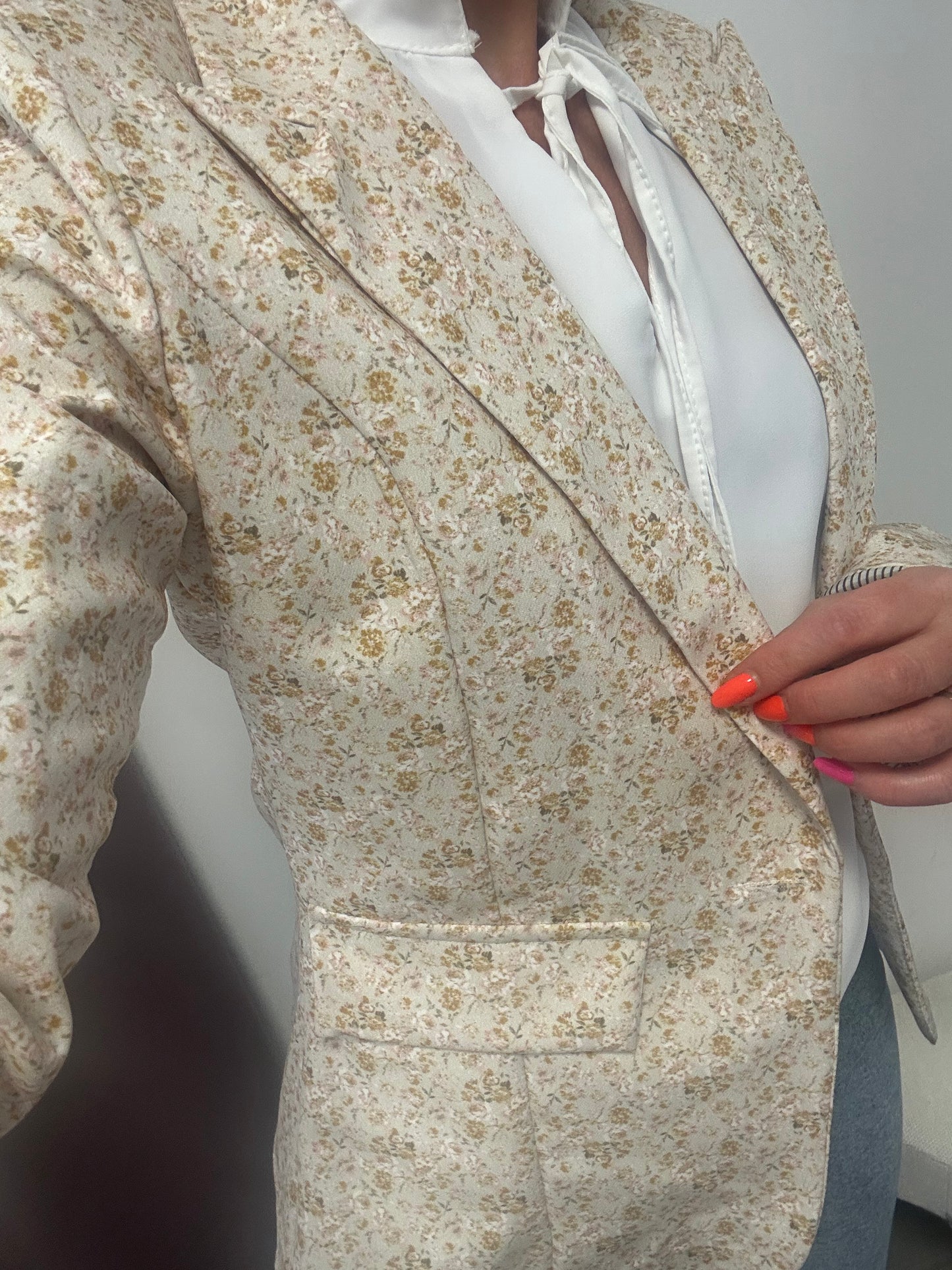 Blazer fleuri